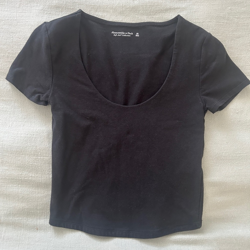 Abercrombie & Fitch Classic Black Short Sleeve Tee